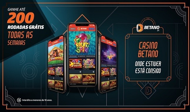 Casino Betano com 200 Rodadas Grátis todas as semanas!