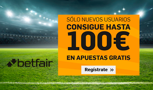Betfair: Bono de hasta 100€