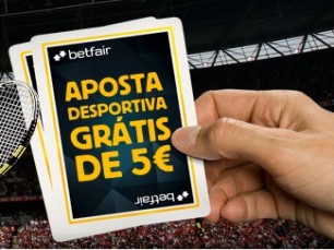 Aposta grátis de 5€ na Betfair - até 30.Dez.2012