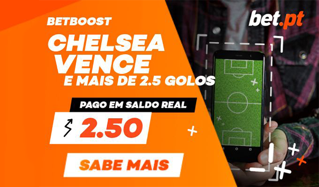 Odd alta para o Chelsea vs Burnley