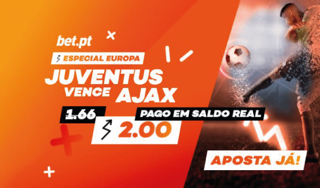 Juventus odd: aumentada na Liga dos Campeões contra Ajax