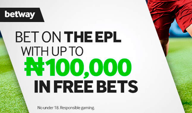 Betway: Up to 100,000₦ Welcome Bonus
