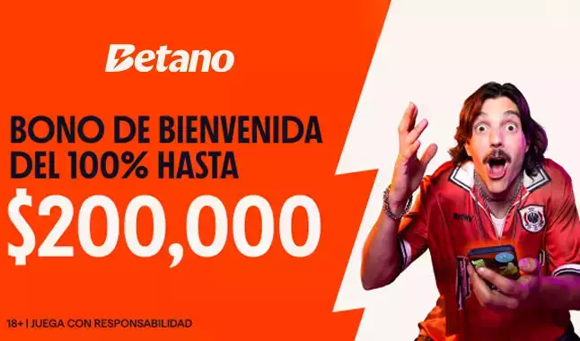 Bonificación de bienvenida Betano - hasta 200.000 CLP