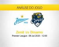 Prognóstico Zenit St Petersburg Dinamo St. Petersburg (08 julho 2020)