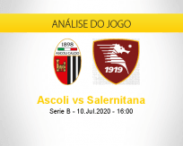 Prognóstico Ascoli Salernitana (10 julho 2020)