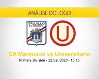 Prognóstico Carlos Mannucci Universitario (22 setembro 2020)