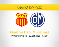 Prognóstico Atlético Grau Deportivo Municipal (22 setembro 2020)