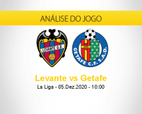 Prognóstico Levante Getafe (05 dezembro 2020)