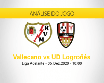 Prognóstico Vallecano UD Logroñés (05 dezembro 2020)