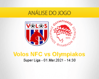 Prognóstico Volos NFC Olympiakos (01 março 2021)
