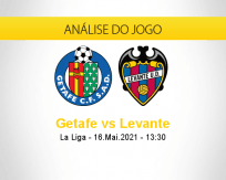 Prognóstico Getafe Levante (16 maio 2021)