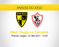 Prognóstico Wadi Degla Zamalek (01 março 2021)