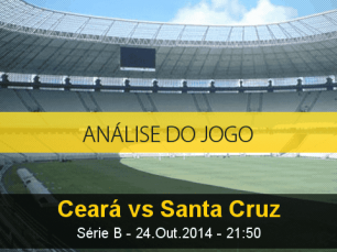 Análise do jogo: Ceará X Santa Cruz (24 Outubro 2014)