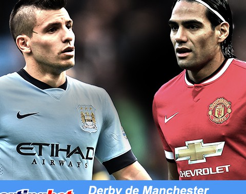 City e United marcam e tu ganhas até 100% com os golos em Manchester
