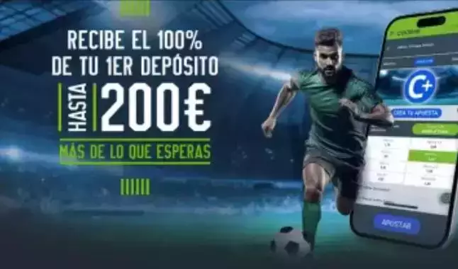 Bono de Bienvenida Codere: 100% de tu primer depósito hasta 200€