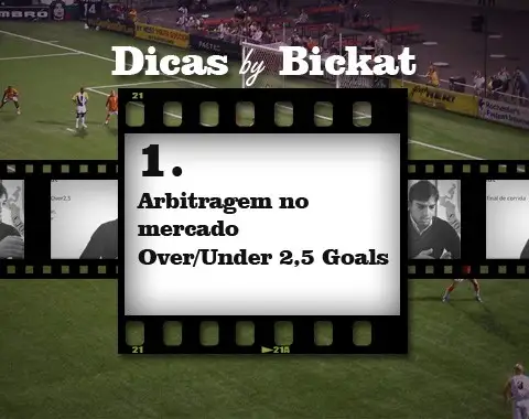 Arbitragem no mercado Over/Under 2,5 Goals