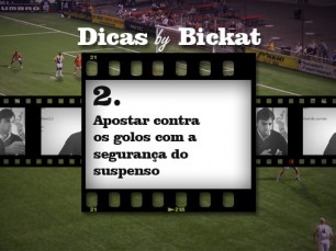 Apostar contra os golos com a segurança do suspenso