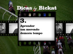 É preciso tempo para aprender sobre determinado mercado