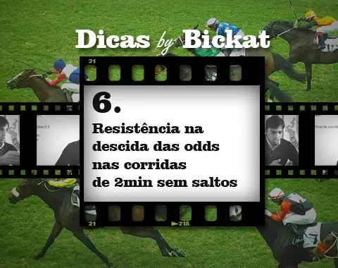 Resistência na descida das odds nas corridas de 2min sem saltos