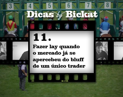 Fazer lay quando o mercado já se apercebeu do bluff de um único trader