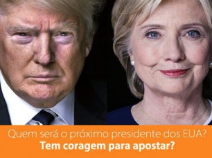 Trump ou Hillary? Queres ganhar dinheiro com o teu palpite?