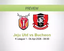 Jeju Utd Bucheon betting prediction (04 April 2026)