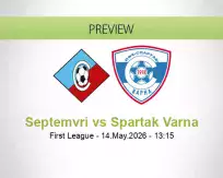 Septemvri vs Spartak Varna