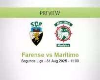 Farense Marítimo betting prediction (31 August 2025)