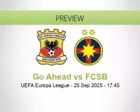 Go Ahead FCSB betting prediction (25 September 2025)