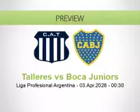 Talleres vs Boca Juniors