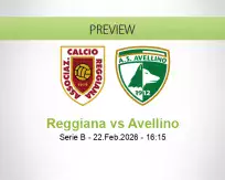 Reggiana Avellino betting prediction (22 February 2026)