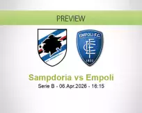 Sampdoria Empoli betting prediction (06 April 2026)