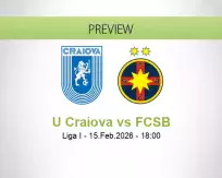 U Craiova FCSB betting prediction (15 February 2026)
