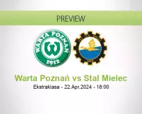 Warta Poznań Stal Mielec betting prediction (22 April 2024)