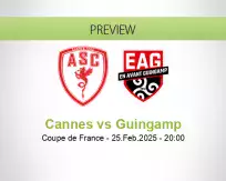 Cannes Guingamp betting prediction (25 February 2025)