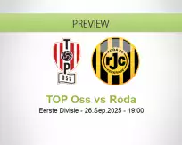 TOP Oss Roda betting prediction (26 September 2025)