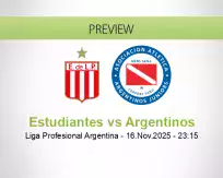 Estudiantes vs Argentinos