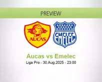 Aucas Emelec betting prediction (31 August 2025)