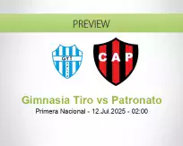 Gimnasia Tiro vs Patronato