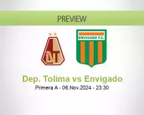 Dep. Tolima vs Envigado