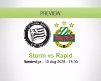 Sturm Rapid betting prediction (10 August 2025)