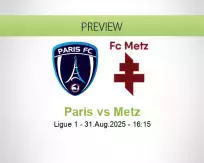 Paris Metz betting prediction (31 August 2025)