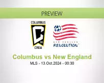 Columbus New England betting prediction (13 October 2024)