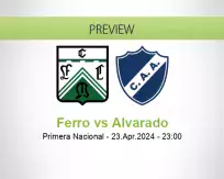 Ferro Alvarado betting prediction (24 April 2024)