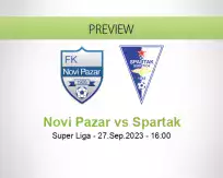 Novi Pazar Spartak betting prediction (27 September 2023)