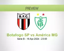 Botafogo SP América MG betting prediction (19 April 2024)