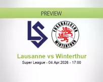 Lausanne Winterthur betting prediction (04 April 2026)