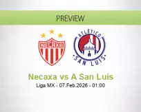 Necaxa A San Luis betting prediction (07 February 2026)