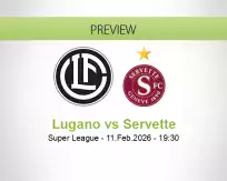 Lugano Servette betting prediction (12 February 2026)