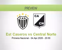 Est Caseros Central Norte betting prediction (04 April 2026)